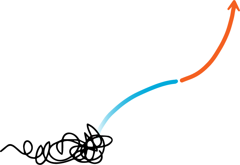 Two steps team development graph