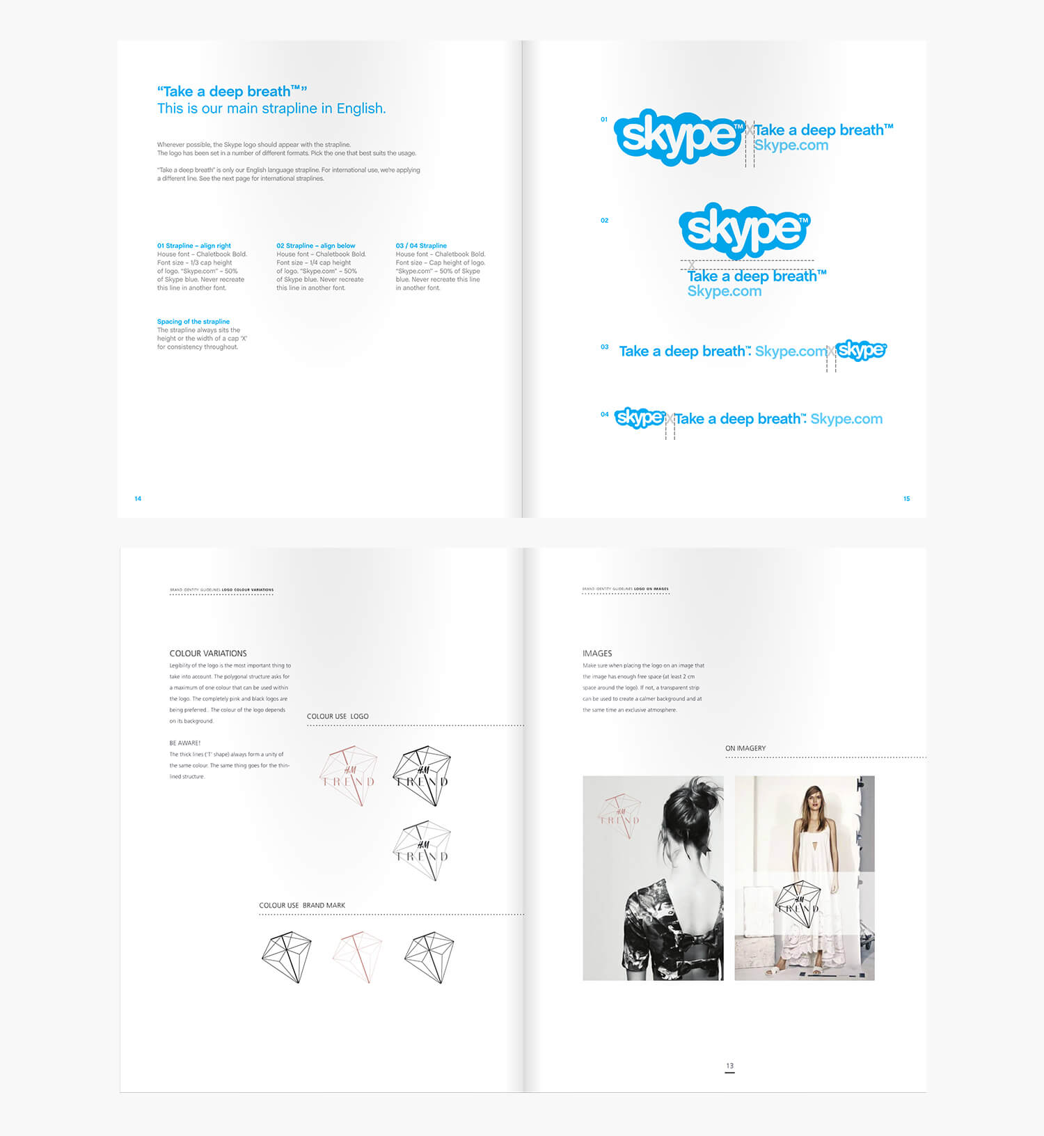 Skype and H&M Brand Guidelines