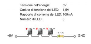 Esempio di circuito per Head Tracking