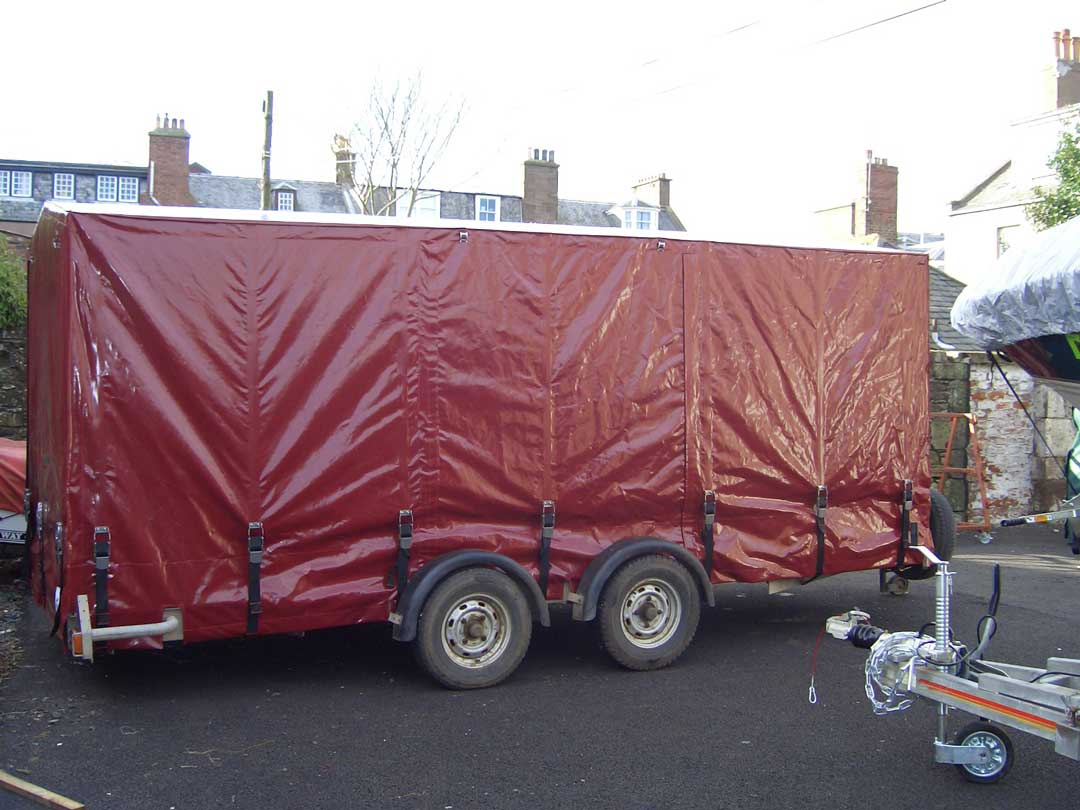 Made to Measure Trailer Covers from Montrose Rope & Sail
