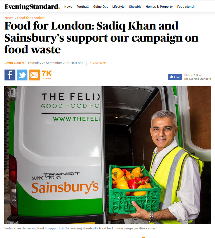 Evening standard website