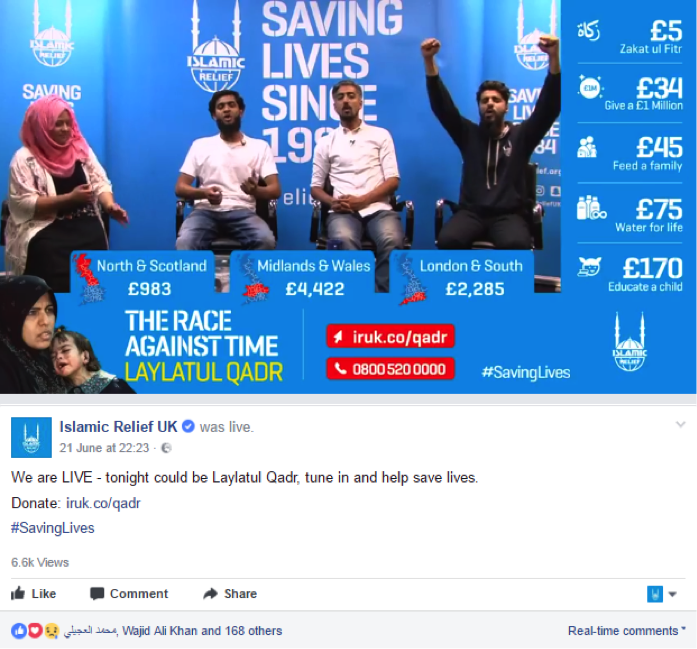 Facebook live
