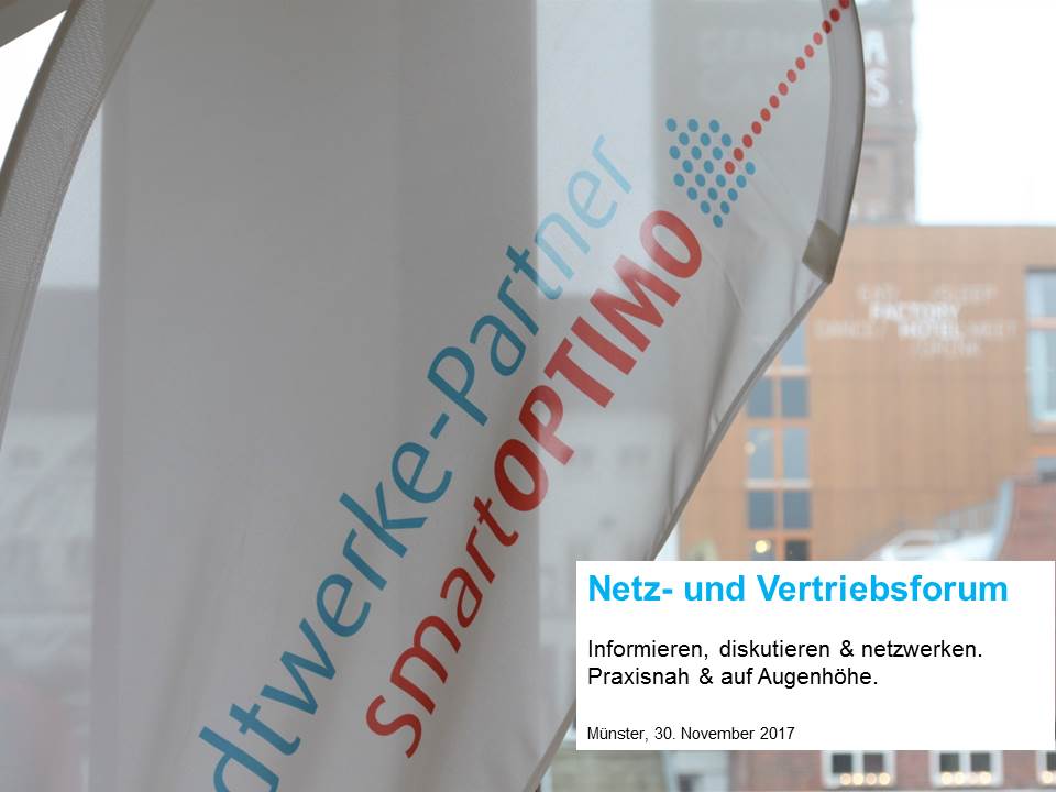 Netz- und Vertriebsforum smartOPTIMO