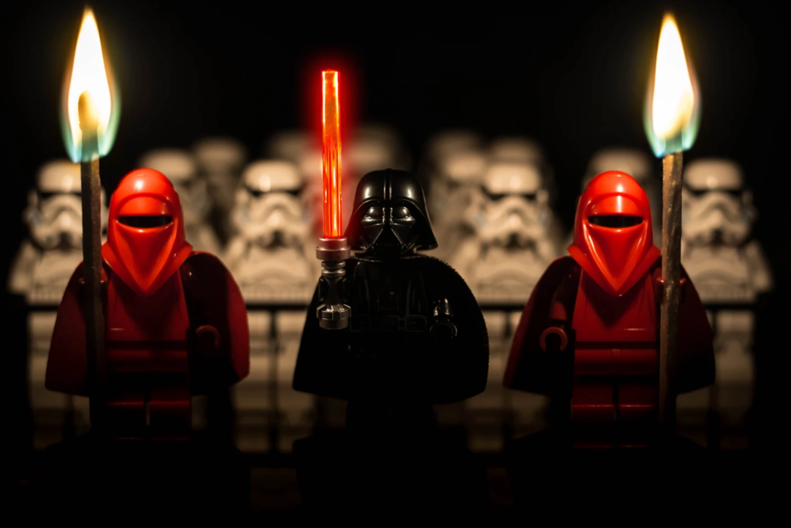 Bonecos LEGO star wars do lado negro