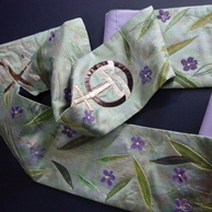 The green stole commissioned for Rev. Sheilagh Kesting