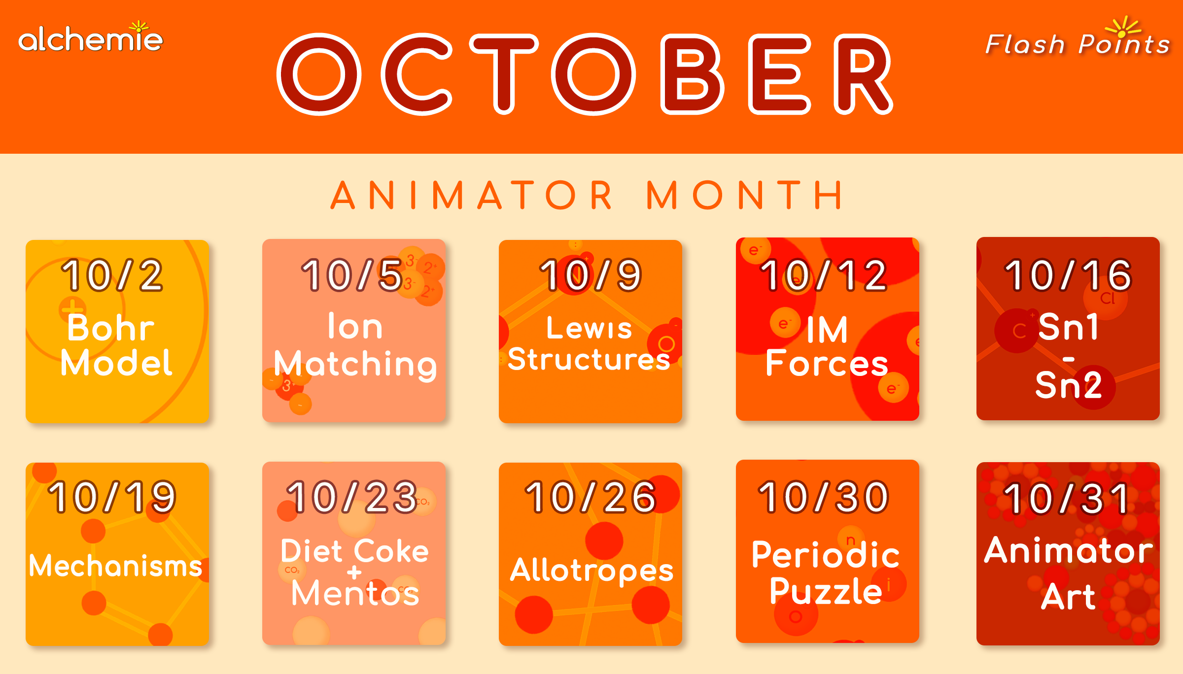 Alchemie Animator Month October 2017