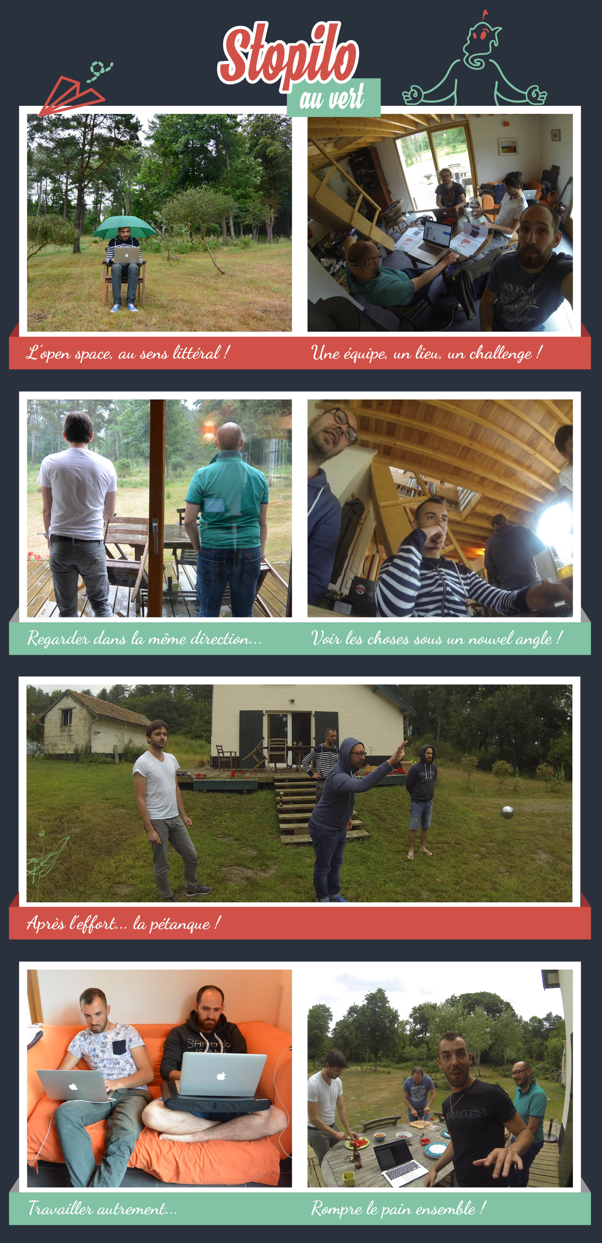 séminaire au vert team building cohésion d'équipe