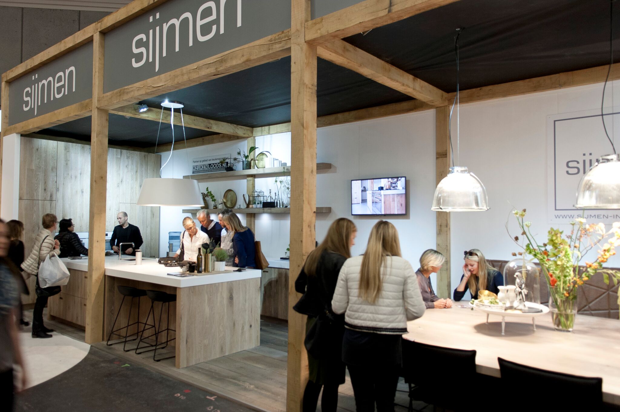 Sijmen op de VT Wonen & Design beurs Sijmen op de VT Wonen & Design beurs