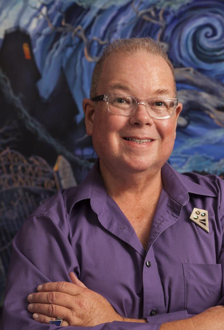 Portrait of Drew Hunter, VP of Design for Sally Corporation (2016)