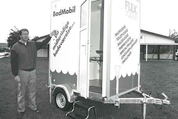 Finn Andersen med en badmobil