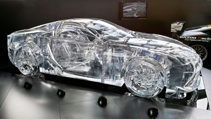glass car