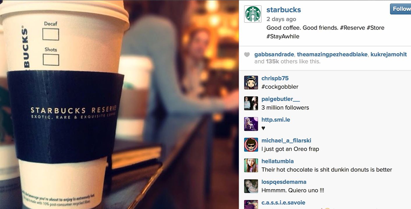 Starbucks coffee