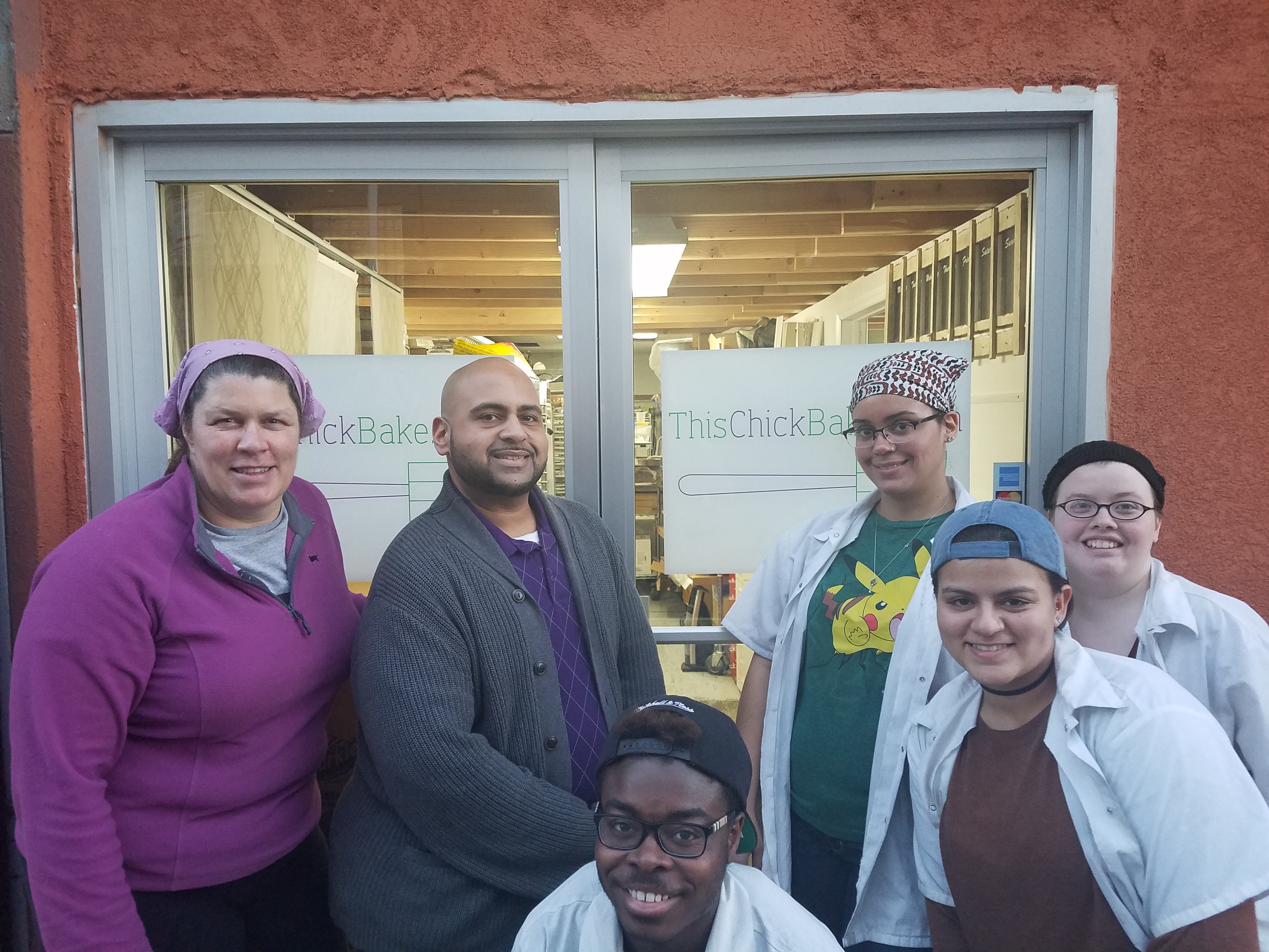 Group of employees from This Chick Bakes
