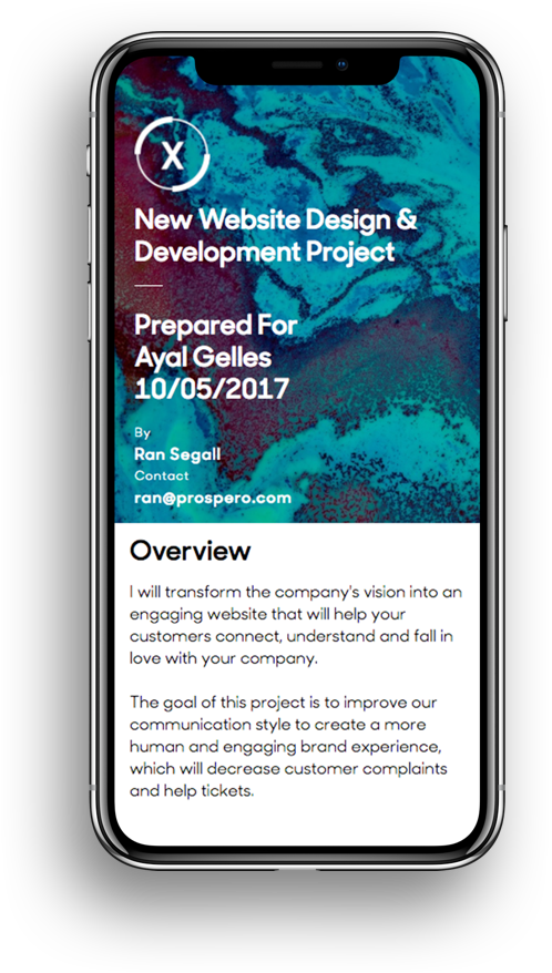 website development proposals