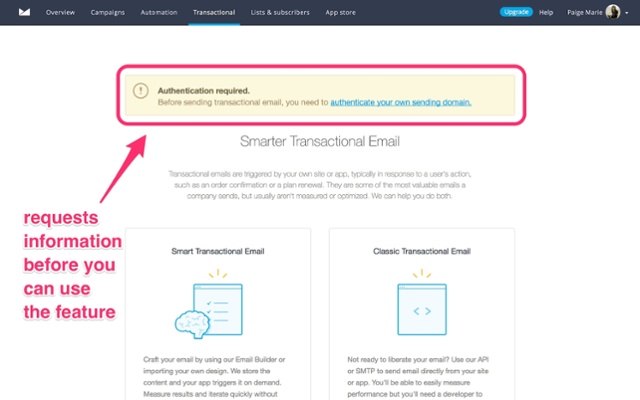 Campaign Monitor helps users stay organized with messages in context