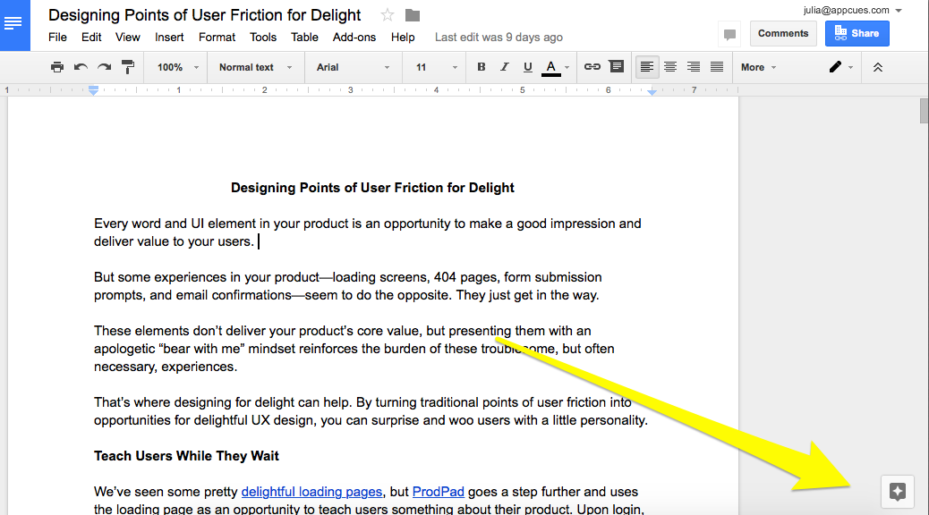 Google Drive Explore feature