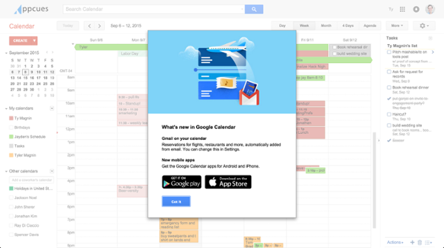 google calendar app cta