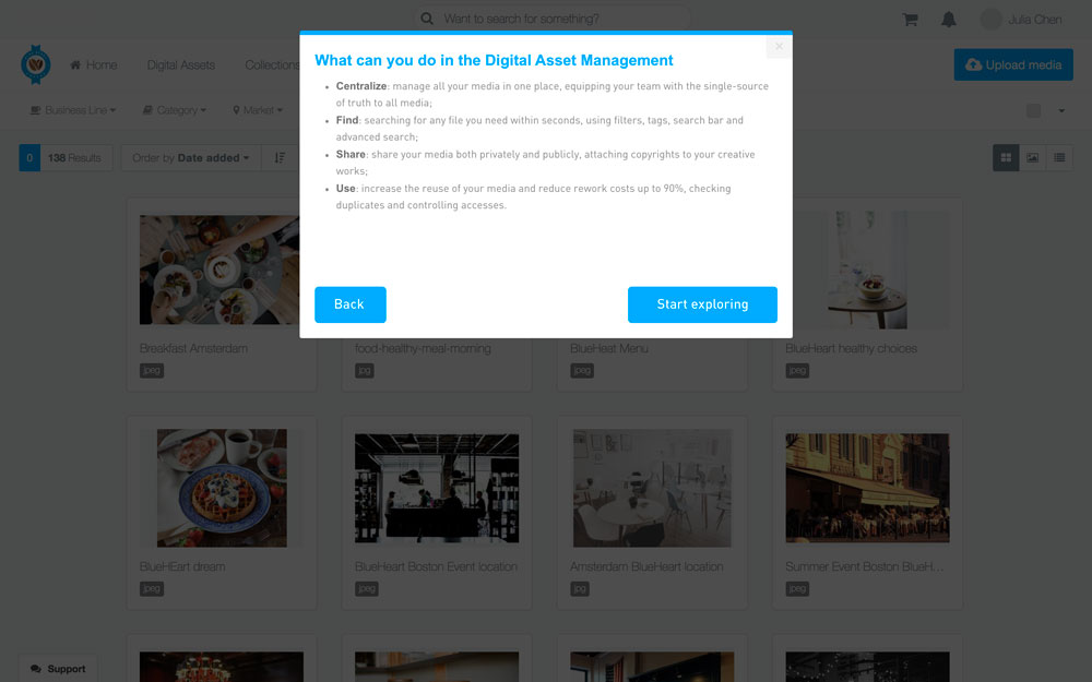 Bynder demo app walkthrough - step 3