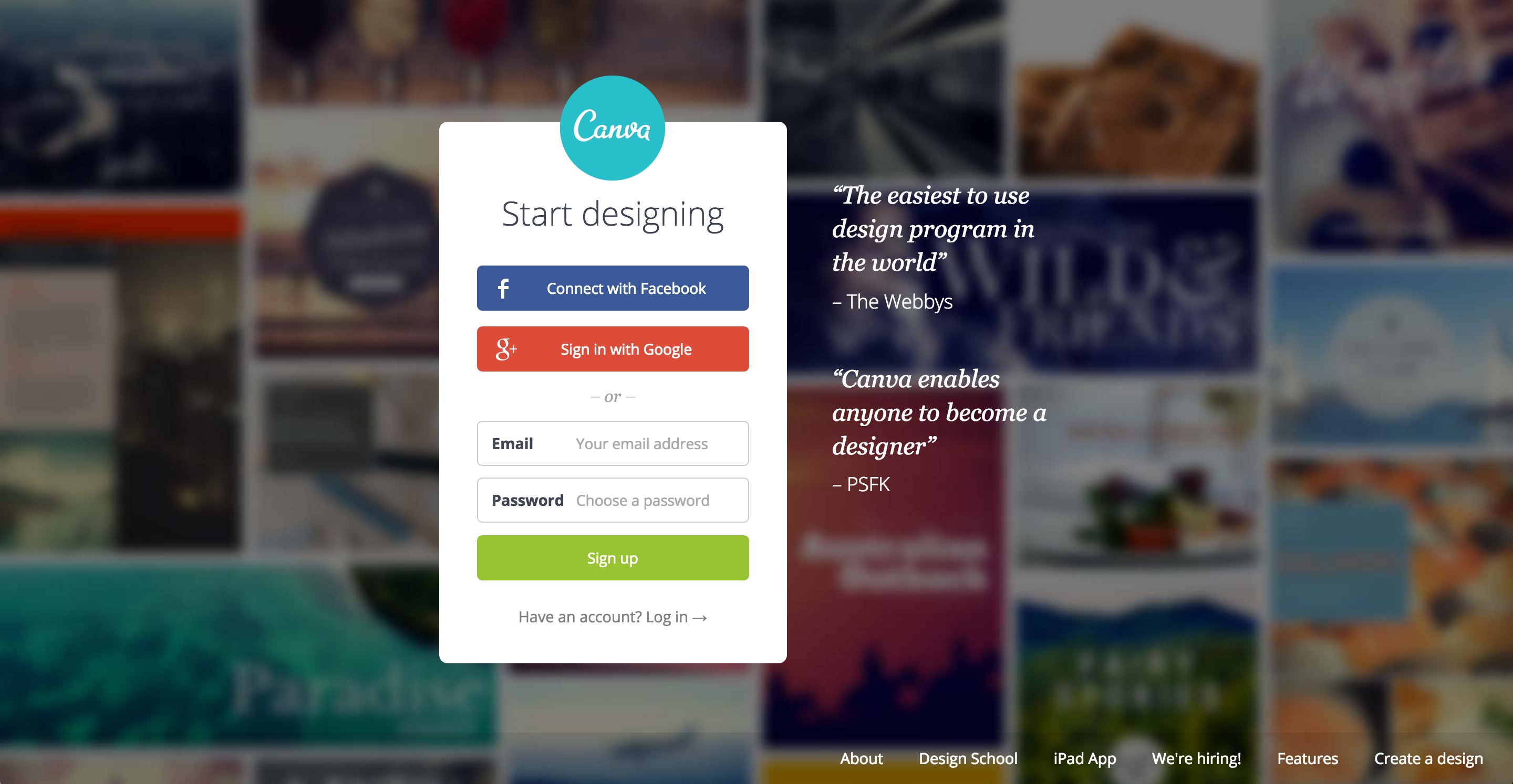 canva user onboarding step 1