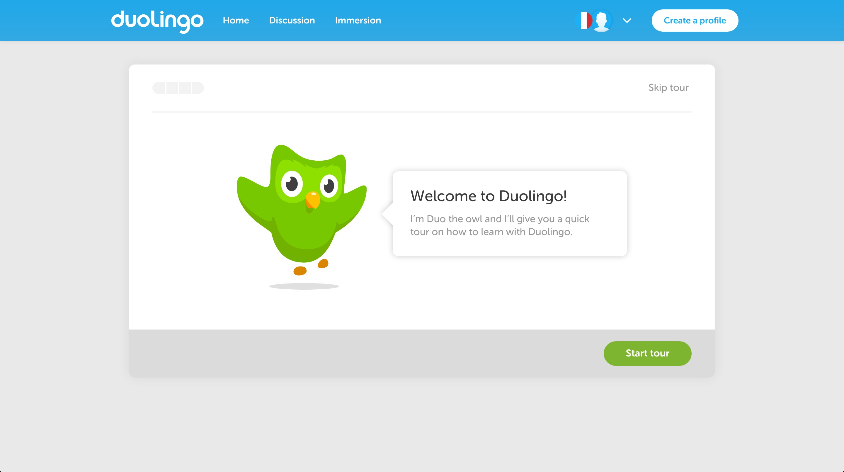 duolingo user onboarding step 3