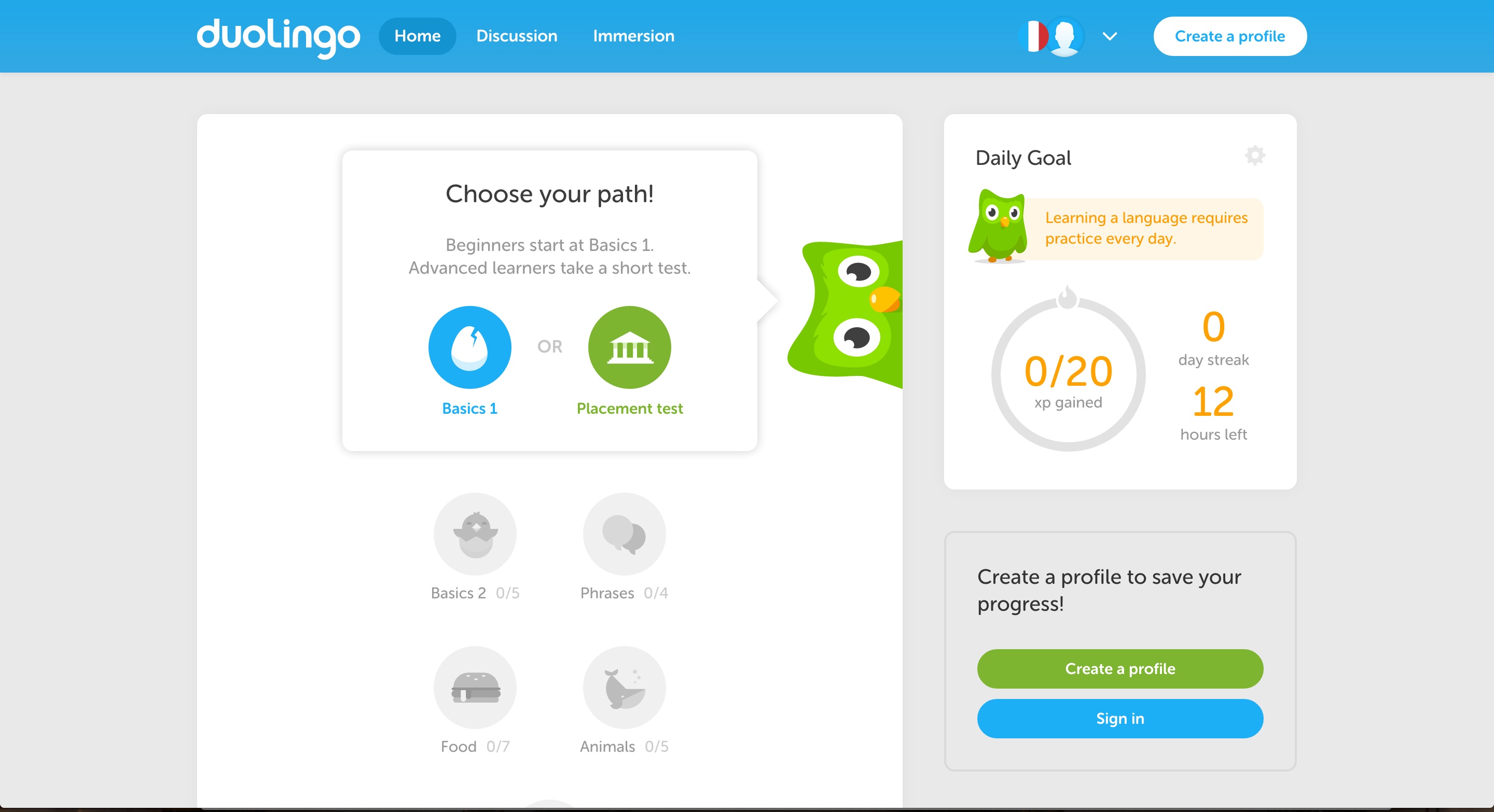 duolingo user onboarding step 10