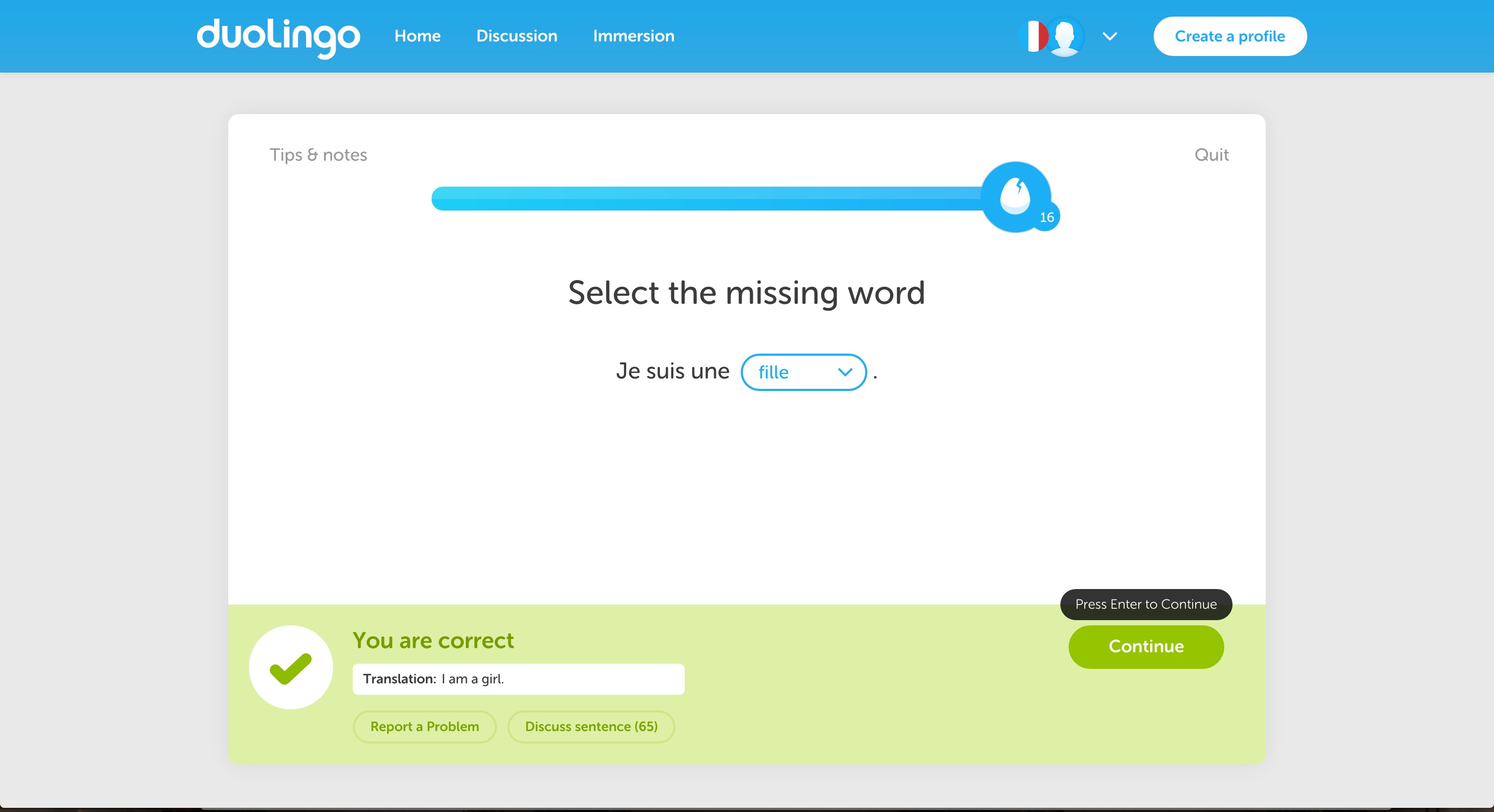 duolingo user onboarding step 13