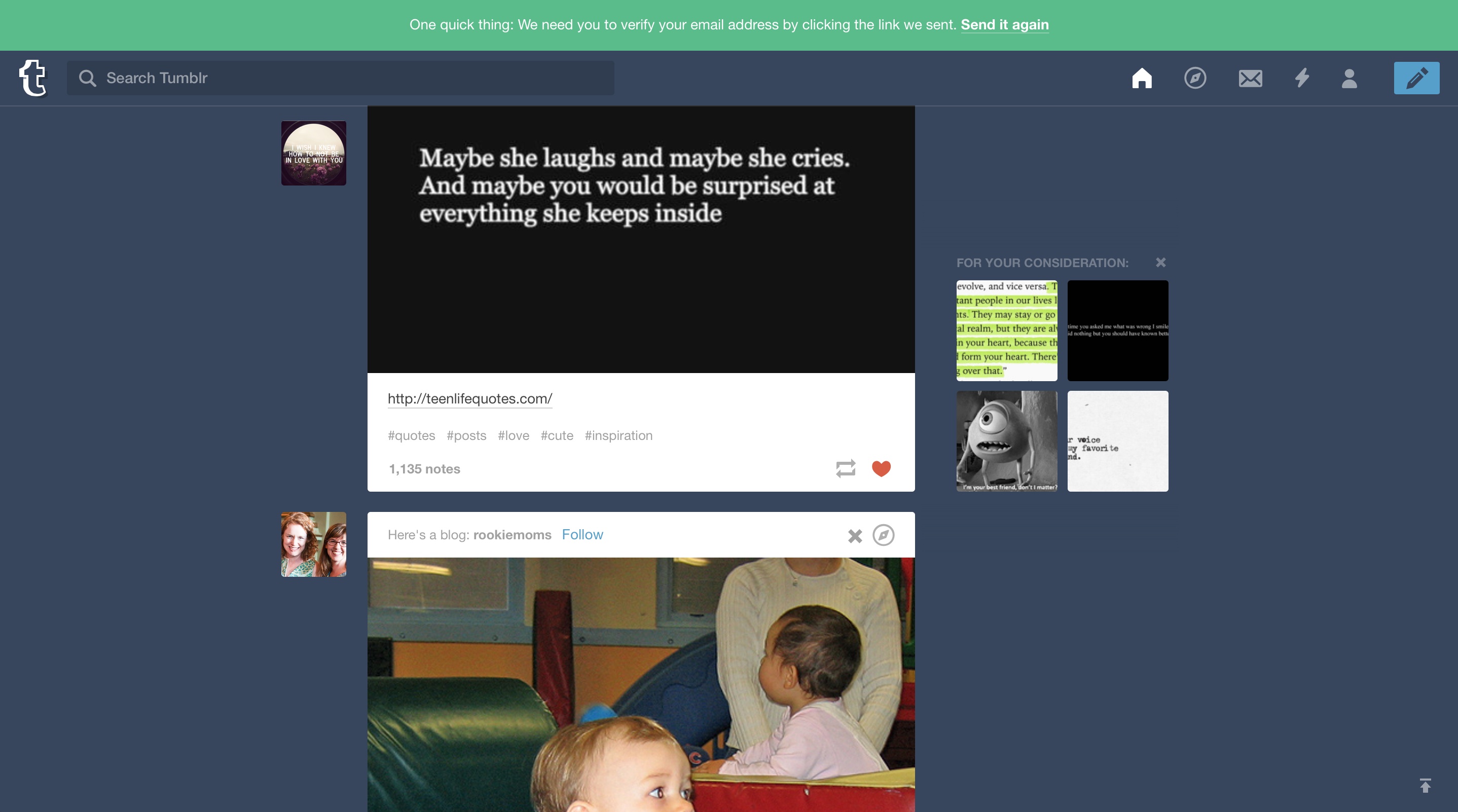 Tumblr user onboarding step 8