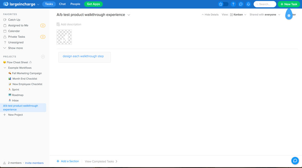 Flow walkthrough example - step 8