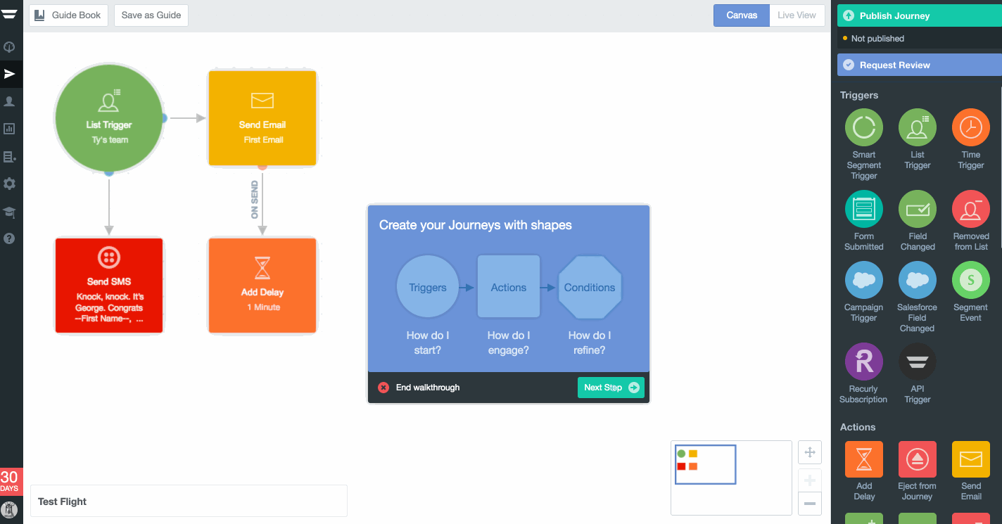 Autopilot walkthrough step 2