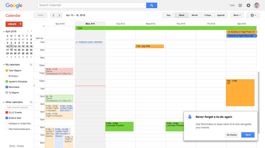 calendar feature release