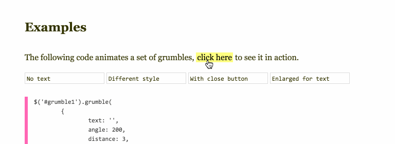 Grumble.js bubble tooltip
