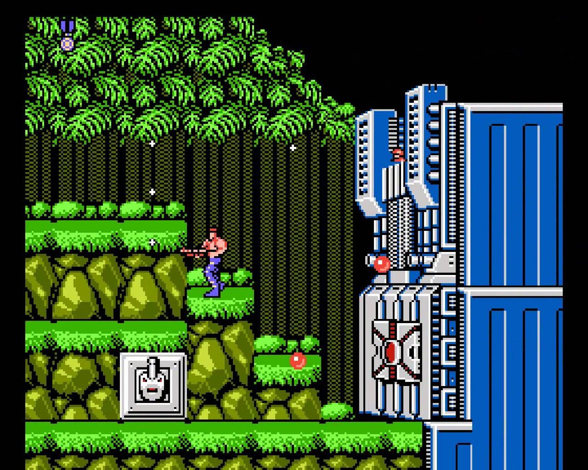 Contra video game design