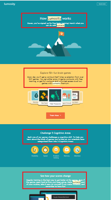Lumosity activation follow-up email