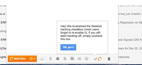 sidekick retention experiment