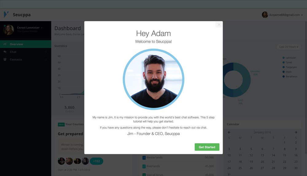 Scrappy user onboarding