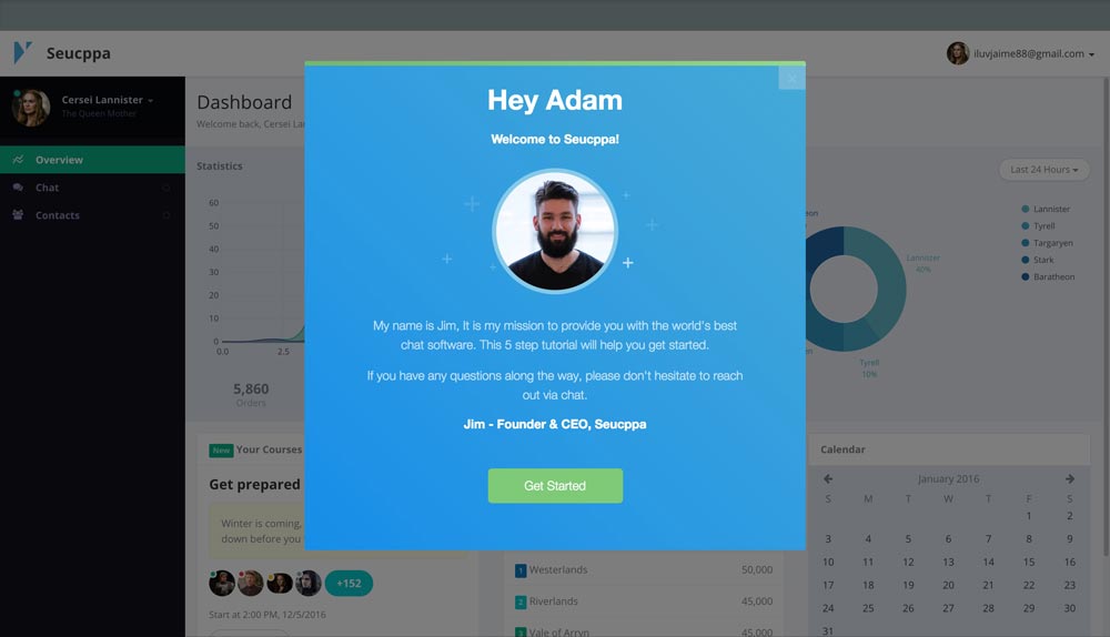 Stylized user onboarding in 30 minutes