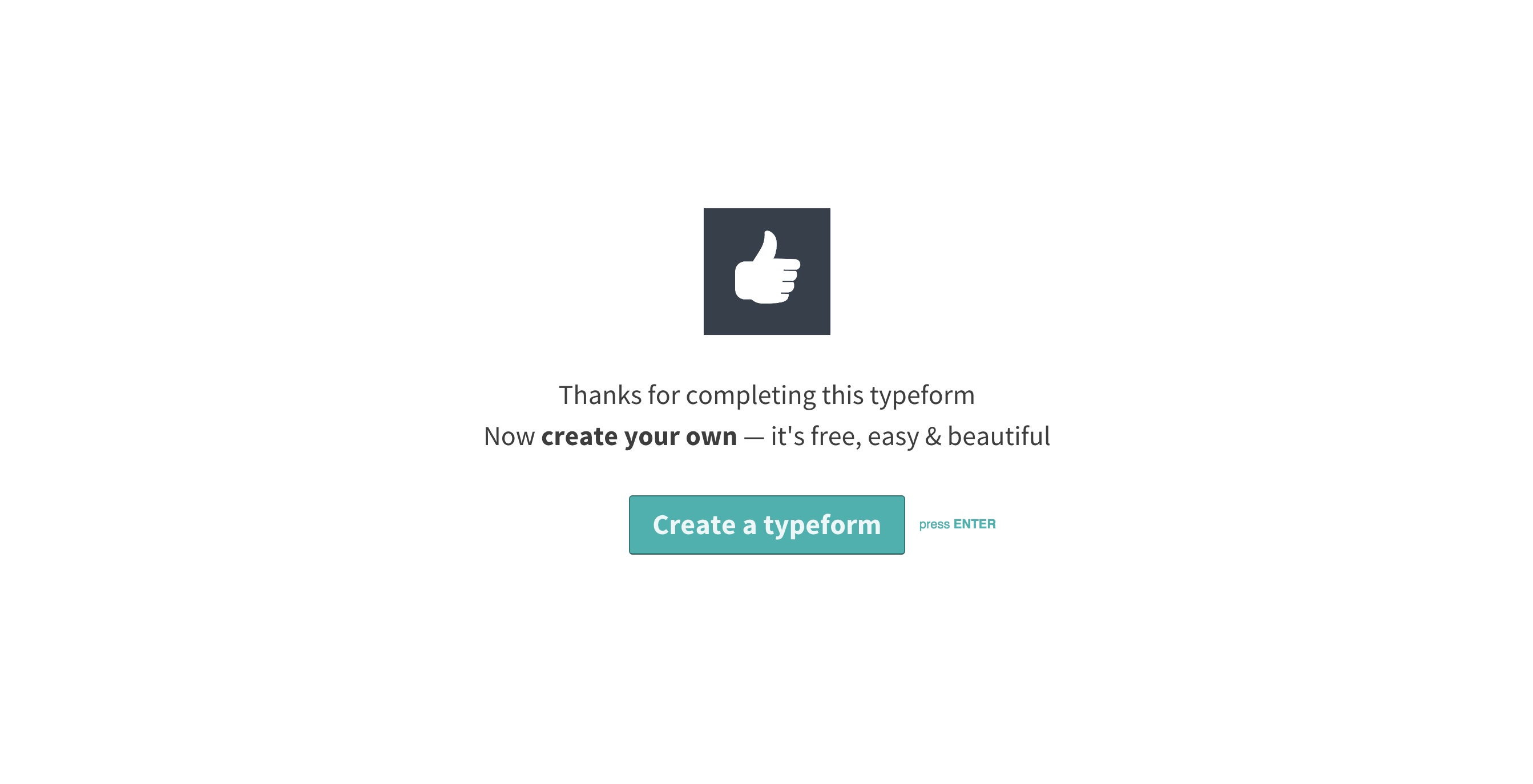 Typeform viral loop cta for freemium accounts