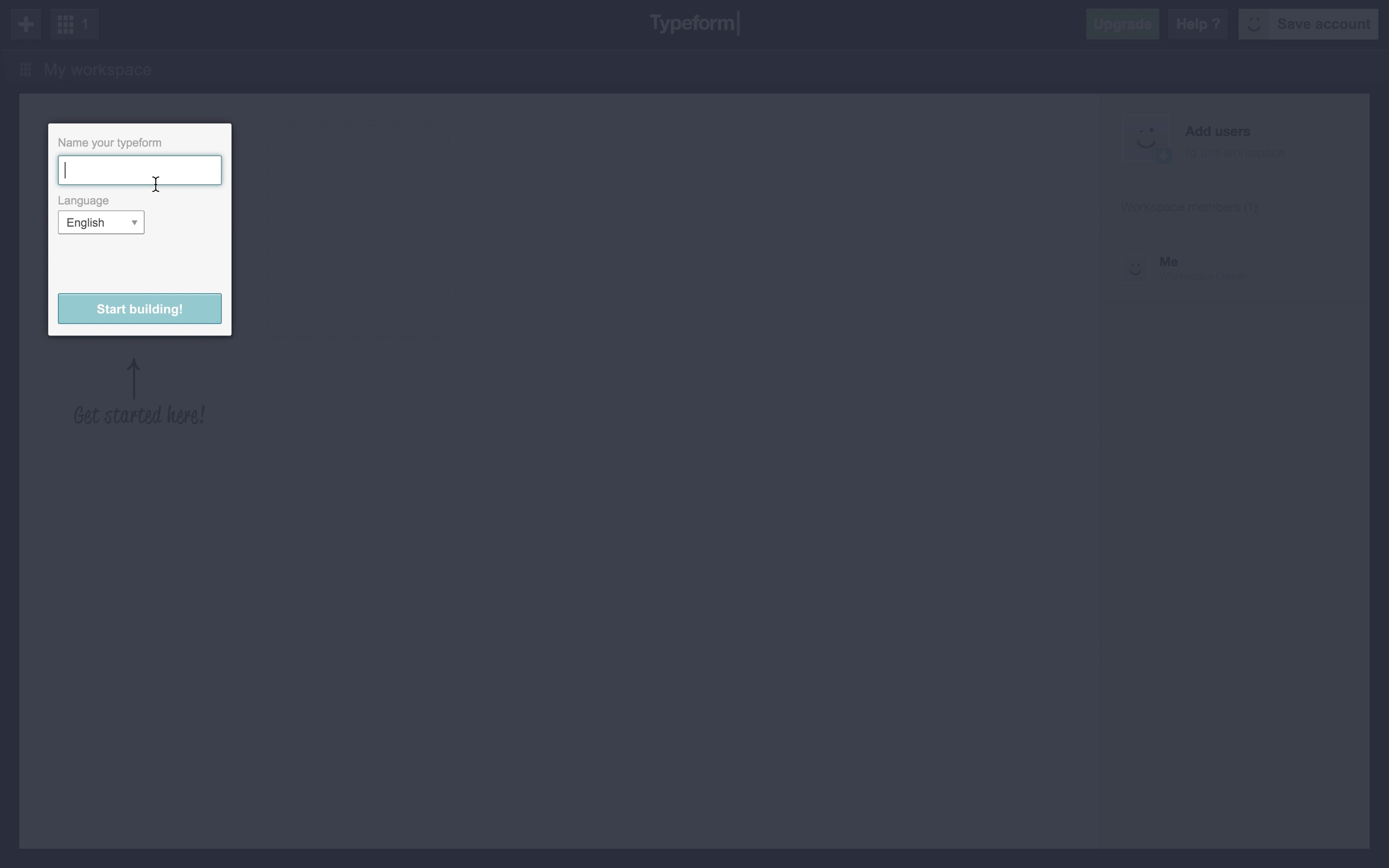 Typeform user onboarding tooltip 4