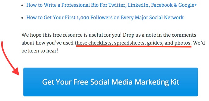 Buffer's free social media kit