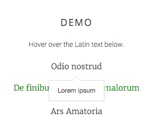 Tipr jQuery tooltip