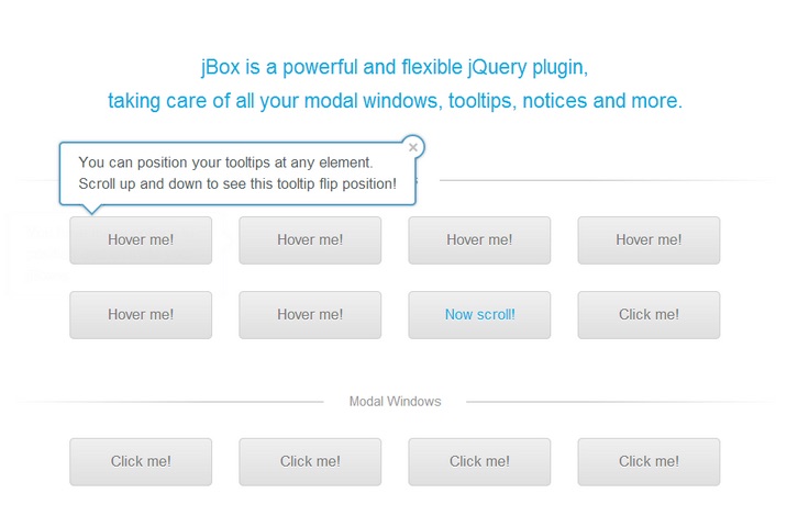 JBox jQuery Plugin for Tooltips