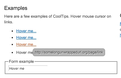 Cooltips