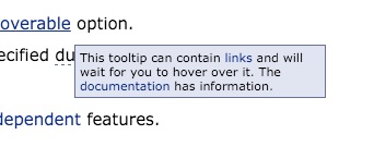JavaScript tooltips