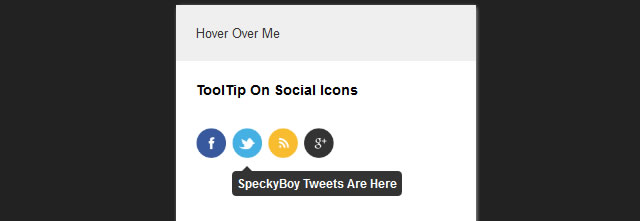 jQuery tooltip
