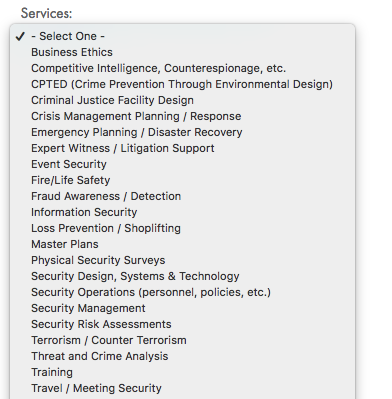 best security consultant
