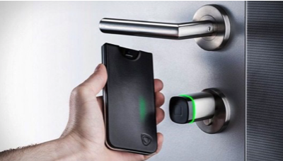 NFC application unlock door