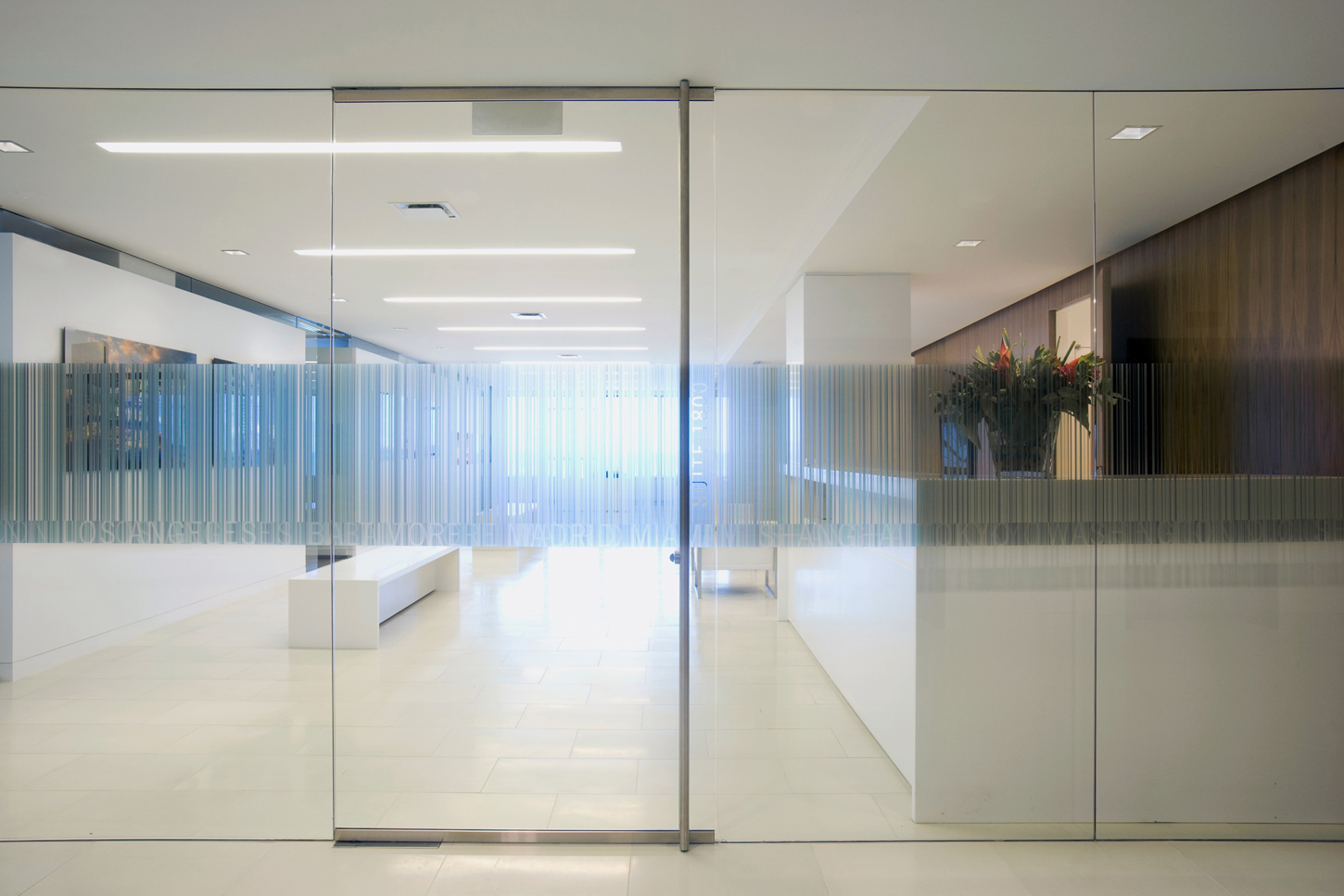 glass door
