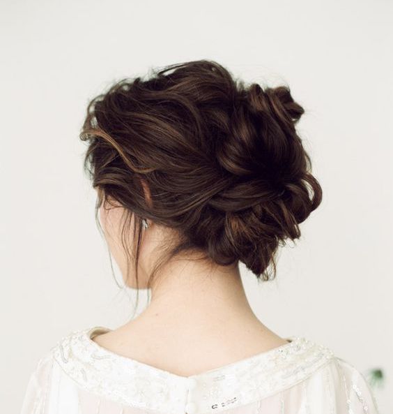 Elegant messy bun