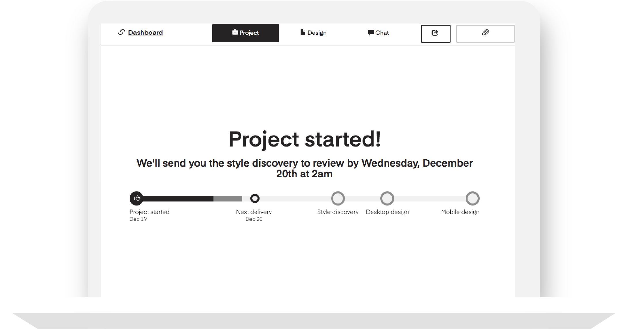 Where to see your project timelines