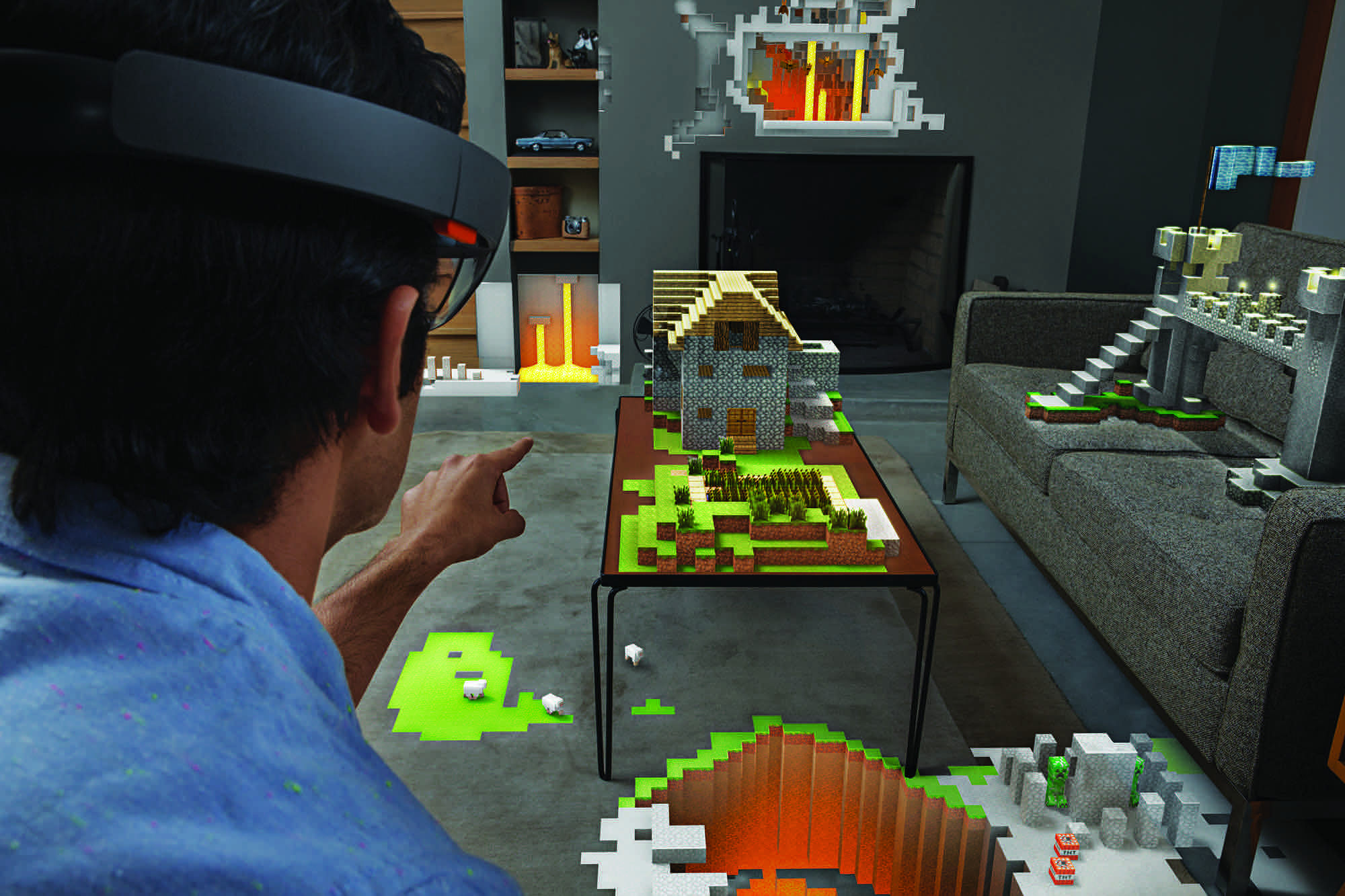 Minecraft in AR